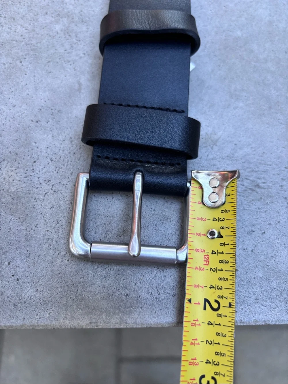 Polo Ralph Lauren Leather Belt Men’s Sz 56/140 Black Roller Silver Buckle NEW